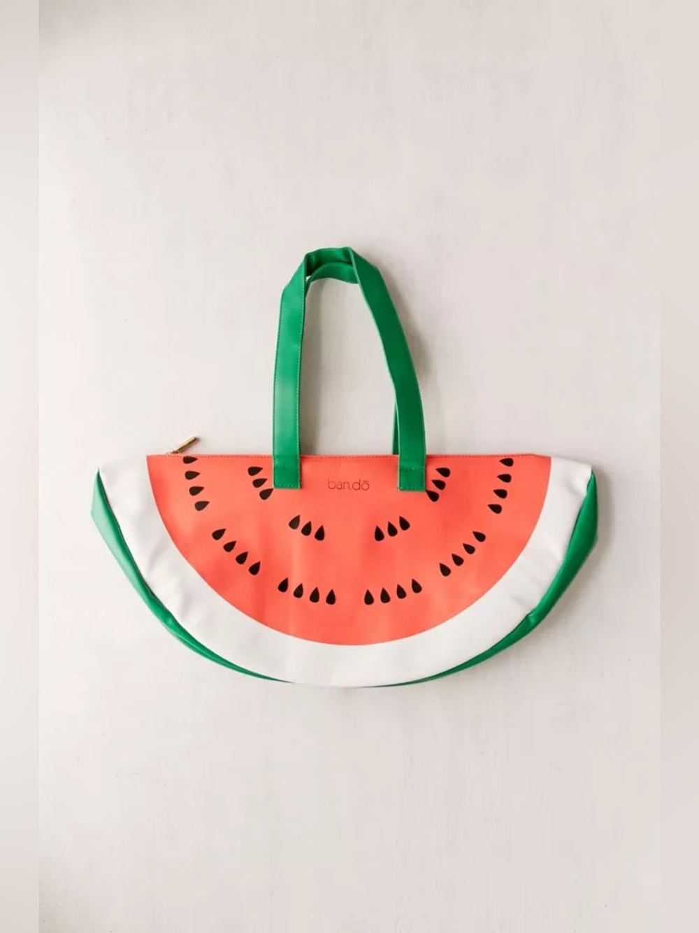 ban.do Super Chill Watermelon Cooler Bag Insulated Beach Tote Picnic